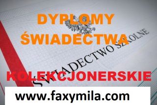 Wystawiamy Dyplomy uniwersytetów, średnie, matura, zawodowe. Wystawiamy Dyplomy uniwersytetów, średnie, matura, zawodowe.