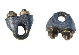 Zacisk Linowy 10mm wzmocniony EN 13411-5 kabłąkowy tyrolki tyrolka Zacisk Linowy 10mm wzmocniony EN 13411-5 kabłąkowy tyrolki tyrolka