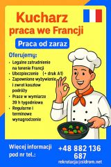 Kucharz praca we Francji Kucharz praca we Francji