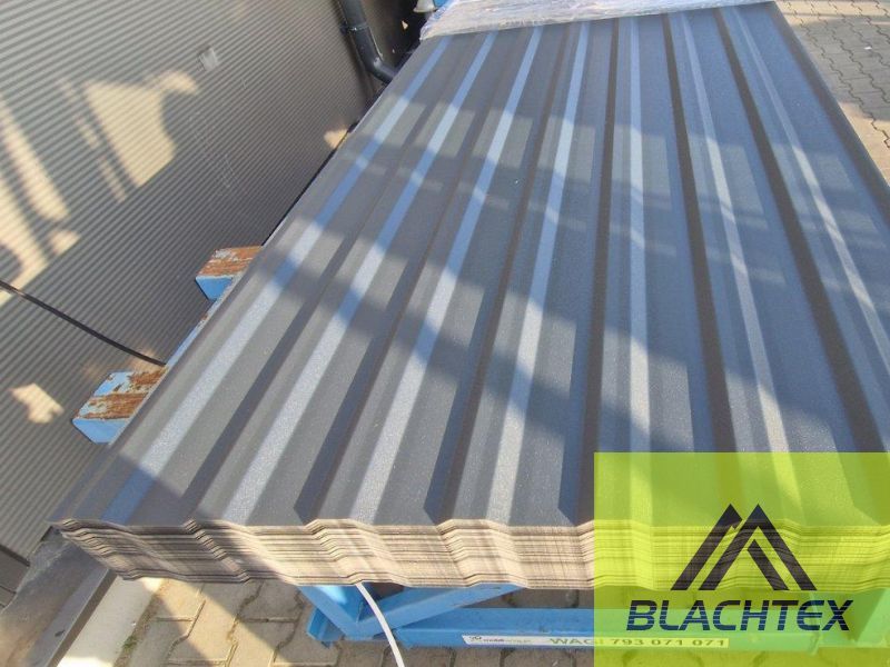 T-14R Grafit Matowy Blacha trapezowa II gatunek Antracyt - zdjęcie 4