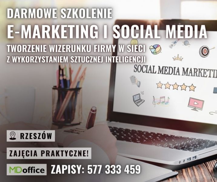 E-marketing i social media - Bezpłatne szkolenia Rzeszów - zdjęcie 1