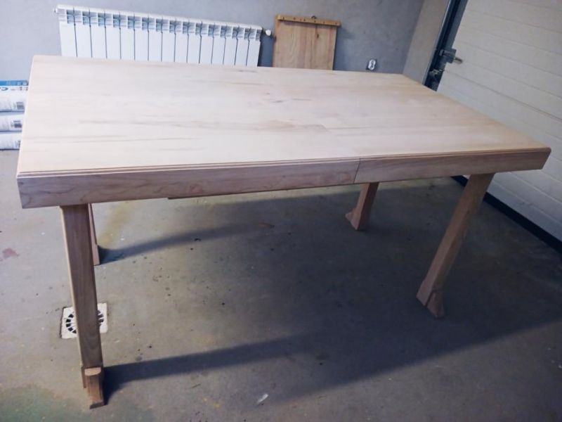 stół jesionowy z litego drewna - zdjęcie 2