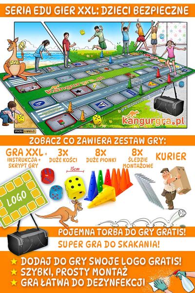 Dzieci bezpieczne gry xxl dla dzieci do nauki i zabawy kangurgra.pl - zdjęcie 7