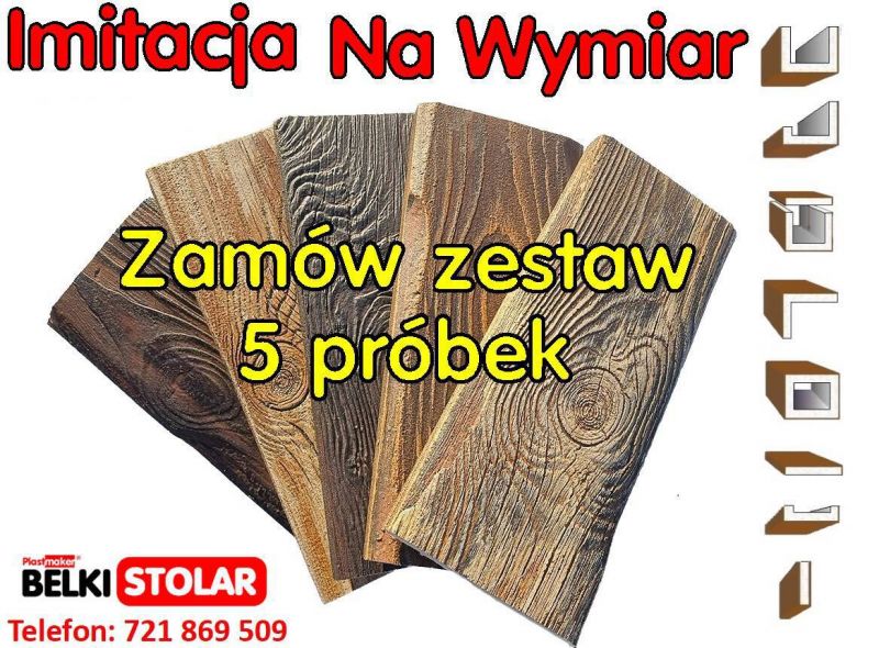 Imitacja drewna Na Wymiar - Maskownice i belki rustykalne marki Stolar - zdjęcie 4