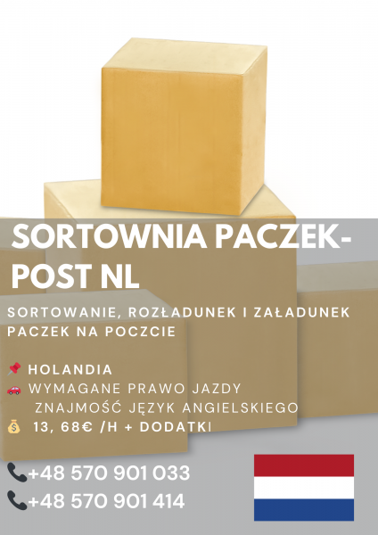 Post NL – praca w Holandii - zdjęcie 1