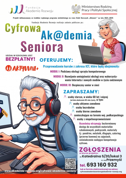 Rekrutacja do projektu "Cyfrowa Ak@demia Seniora" - zdjęcie 2