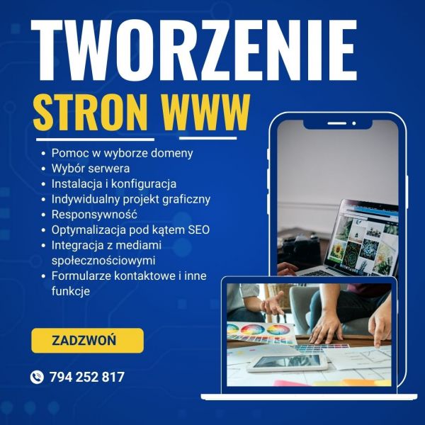 Projektowanie stron internetowych od A do Z - kompleksowa usługa - zdjęcie 1