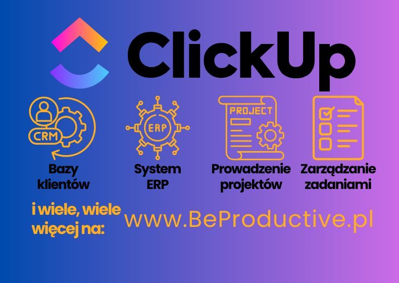 ClickUp cyfryzacja procesów ClickUp CRM/ERP - zdjęcie 1