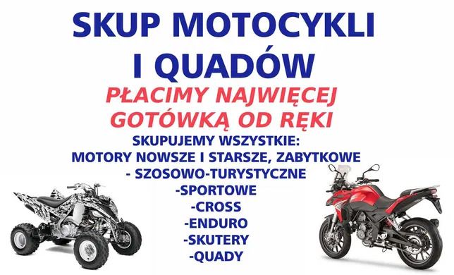 Skup motocykli motorowerów skuterów quadów atv - zdjęcie 1