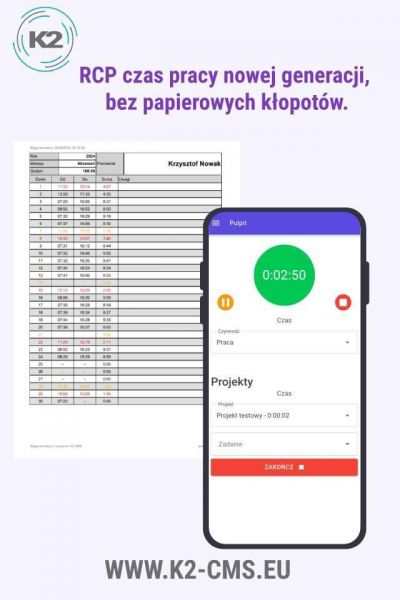 System rejestracji czasu pracy RCP - zdjęcie 1