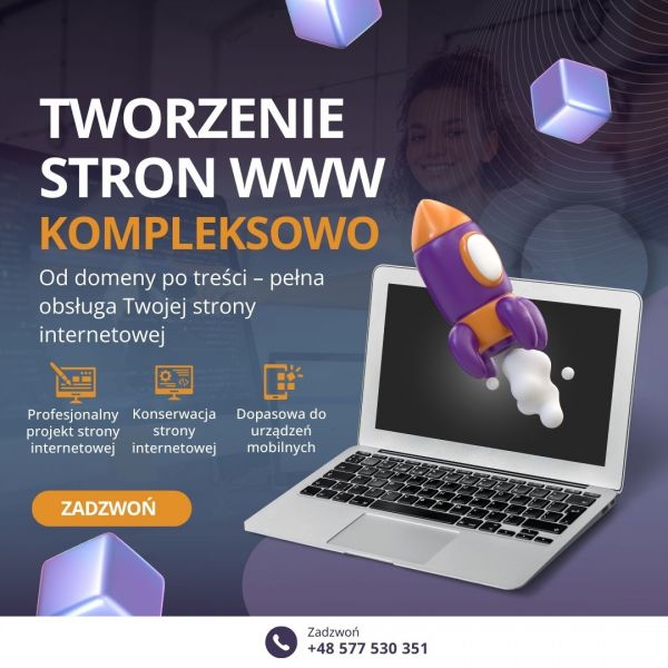 Tworzenie Stron Internetowych - Twoja Wizytówka w Sieci/ Faktura - zdjęcie 1