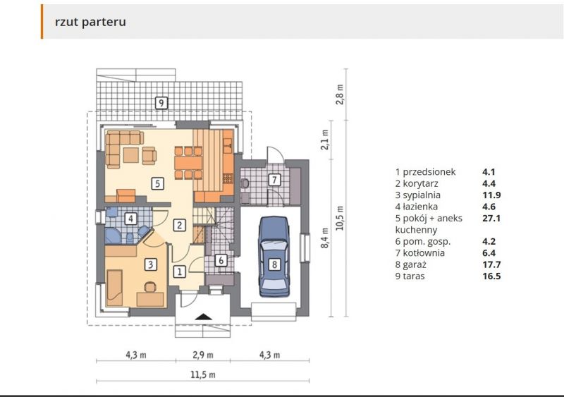 Trzebownisko dom 132 m2 na 7 arowej działce - zdjęcie 8