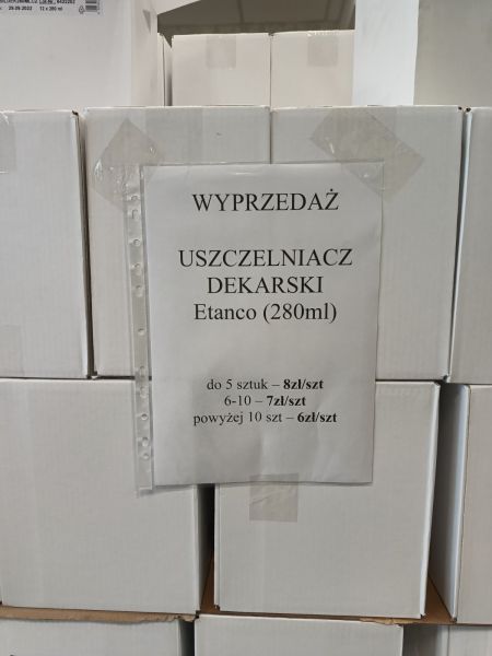 Uszczelniacz dekarski - etanco - wyprzedaż - zdjęcie 1