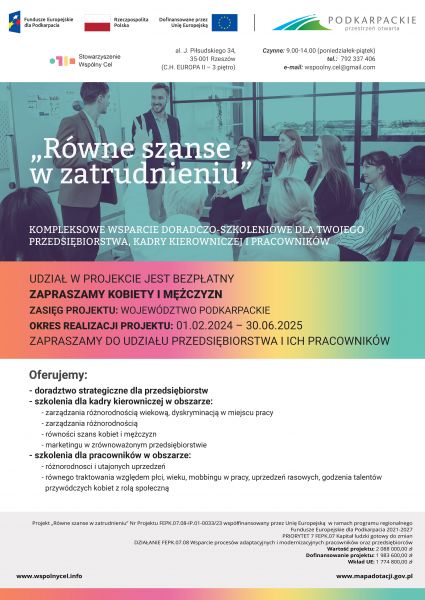 Projekt "Równe szanse w zatrudnieniu" - zdjęcie 1