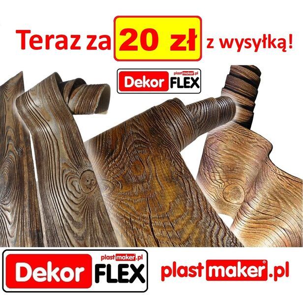 Elastyczna Imitacja Deski Elewacyjnej DekorFlex Próbki za 20 zł - zdjęcie 2