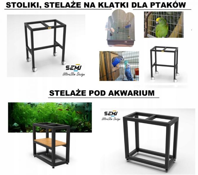 Stelaż stalowy pod akwarium mocny na wymiar - zdjęcie 7