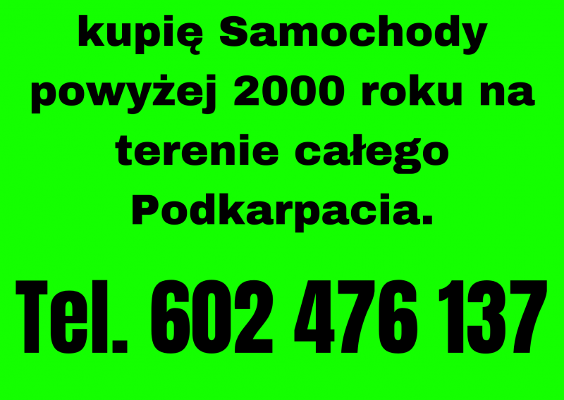 Skupię Samochody powyżej 2000 roku za gotówkę - zdjęcie 1