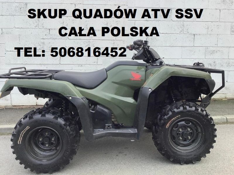 Skup quadów quad quady atv buggy ssv utv skuterów wodnych śnieżnych - zdjęcie 1