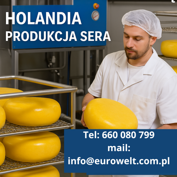 Holandia/ Produkcja sera/ od zaraz - zdjęcie 1