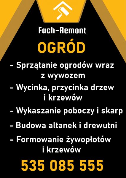 Fach Remont, usługi ogrodowe, remontowe, budowlane - zdjęcie 1