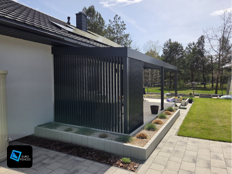 Pergola, zadaszenie aluminiowe - Polski producent Euro Fences - zdjęcie 3