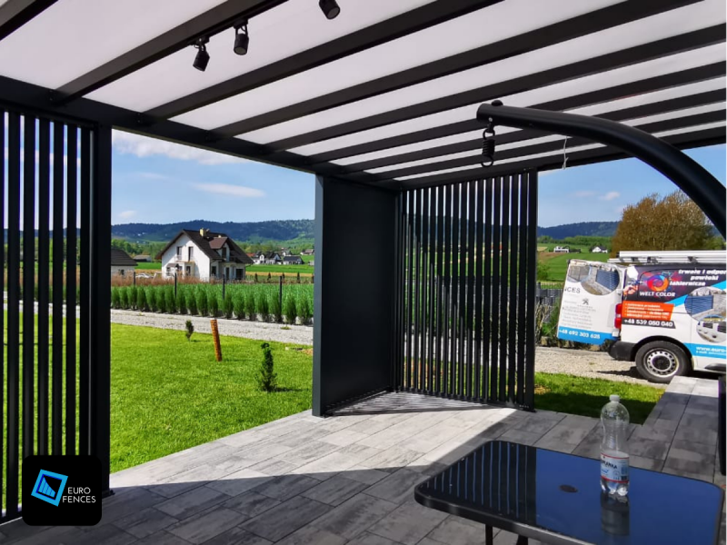 Zadaszenie aluminiowe, pergola ogrodowa - Polski producent Euro Fences - zdjęcie 1