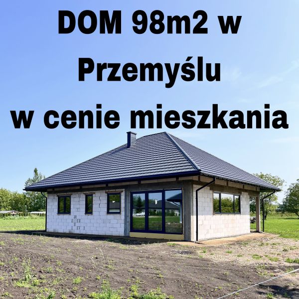 Dom 98m2 stan surowy zamknięty w cenie mieszkania Przemyśl - zdjęcie 1