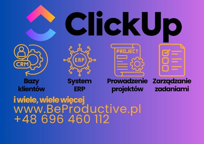 Wdrożenia ClickUp i cyfryzacja procesów w firmie - zdjęcie 1