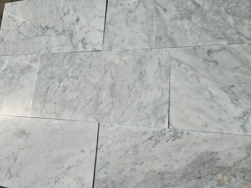 Płytka marmurowa Carrara Bianco 60x30x2 matowa - II gatunek - zdjęcie 5
