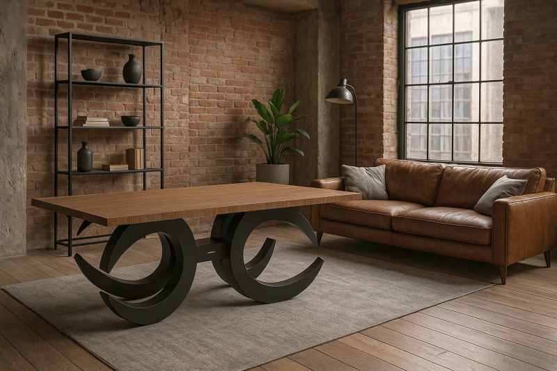 Noga do stołu 3D ława biurka stolika stołu nogi biuro meble pająk  - zdjęcie 4