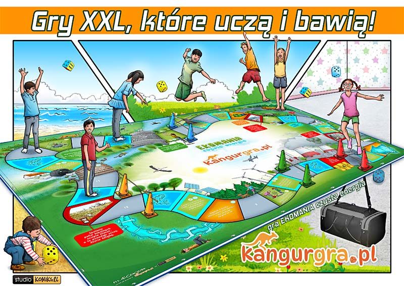 EKO GRY XXL dla dzieci OZE - czyste powietrze, energia, woda   - zdjęcie 3