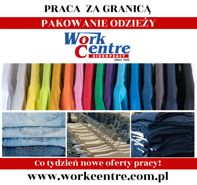 Pakowanie odzieży Oferta pracy w Holandii - zdjęcie 1