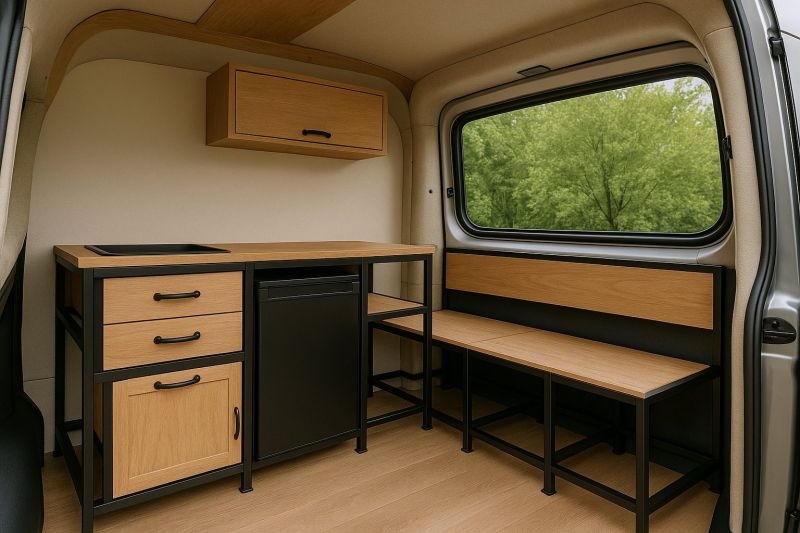 Wyposażenie meble do kampera na wymiar - Camper furniture - zdjęcie 1