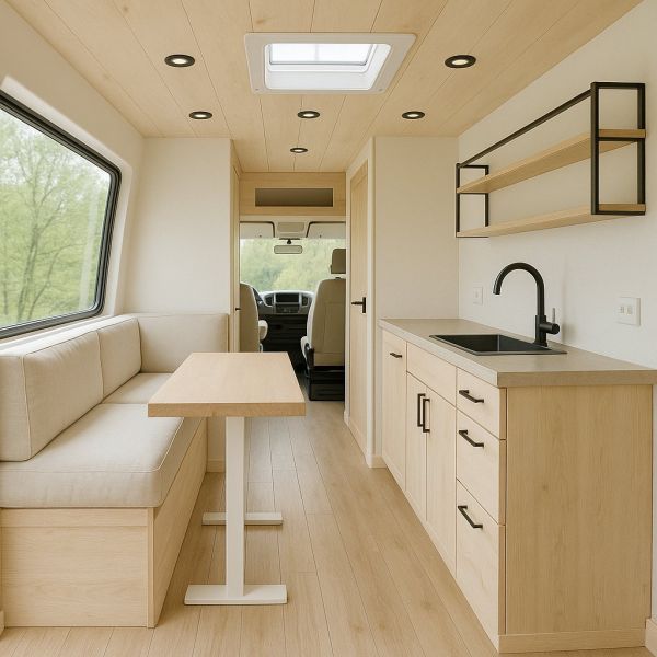Wyposażenie meble do kampera na wymiar - Camper furniture - zdjęcie 3