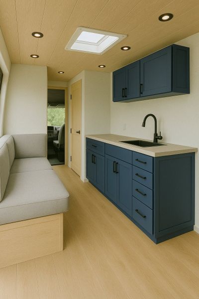 Wyposażenie meble do kampera na wymiar - Camper furniture - zdjęcie 7