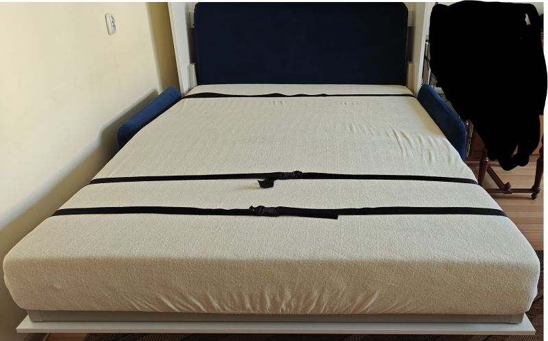  BED CONCEPT z sofą BC-18 140 Lenart Materac 140x200 - zdjęcie 6